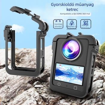 DJI Osmo 360 védő műanyag keret — PC anyag, mágneses gyorskioldó, kompatibil az Osmo 360 Panoráma Kamerával