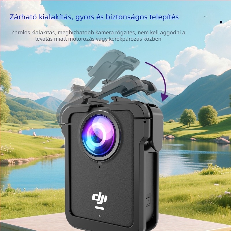 DJI Osmo 360 védő műanyag keret — PC anyag, mágneses gyorskioldó, kompatibil az Osmo 360 Panoráma Kamerával