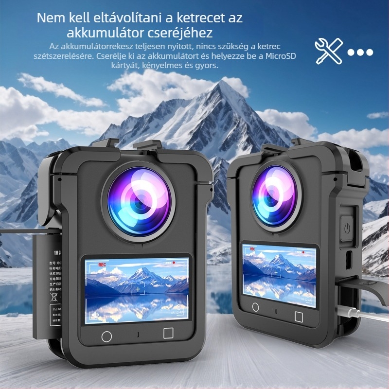 DJI Osmo 360 védő műanyag keret — PC anyag, mágneses gyorskioldó, kompatibil az Osmo 360 Panoráma Kamerával