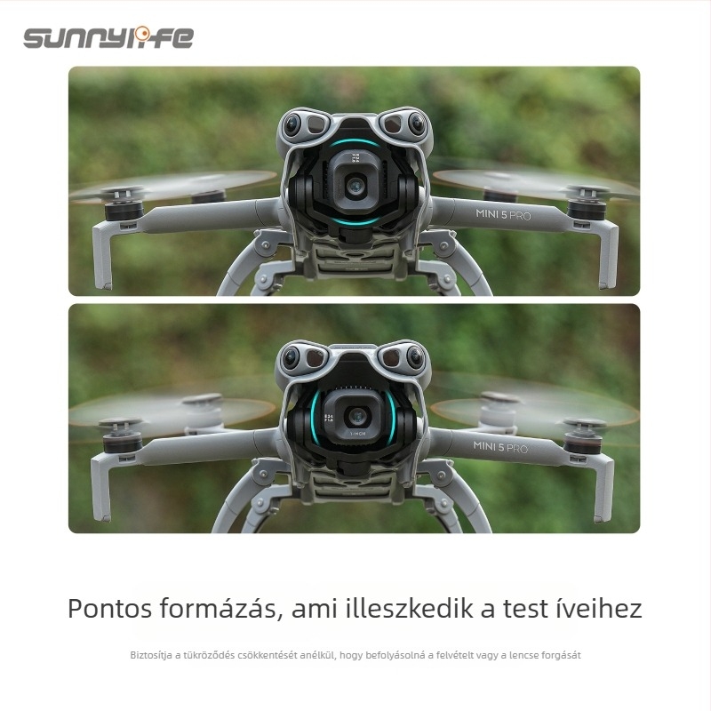 Sunnylife Mini 5 Pro Objektív sapka és Gimbal védelem, műanyag, modell N5p-zg104, Mini 5 Pro-hoz