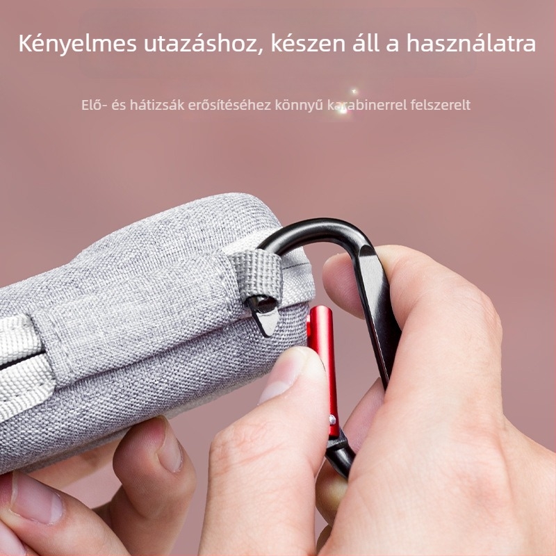 DJI Nano tároló táska – EVA+ bőr, kültéri használatra, kompatibilis univerzális action kamerákkal, DJI Nano befogadóképesség, 58,5 g
