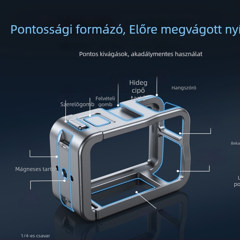 Coscat alumíniumötvözetből készült védőkeret DJI Osmo Action 3/4/5-höz