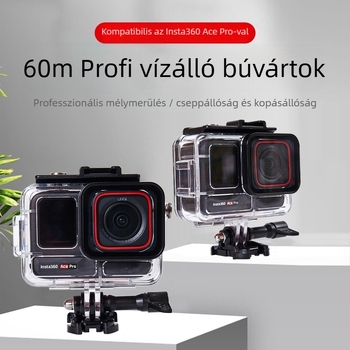 Vízálló tok Shadow Stone ACE PRO1/2 akciókamera számára; műanyag; modell A-ISAP-WC; szűrő adapter; kültéri használatra