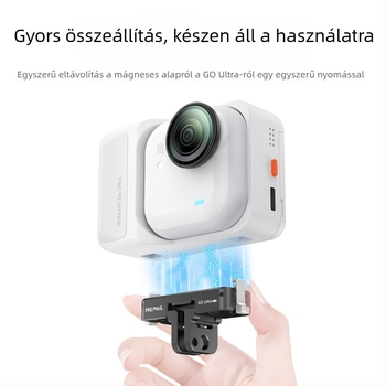 Mágneses gyorskioldó alap Insta360 GO Ultra-hoz (Ac93) – alumíniumötvözet, kompatibil Shadowstone Insta360 GO Ultra