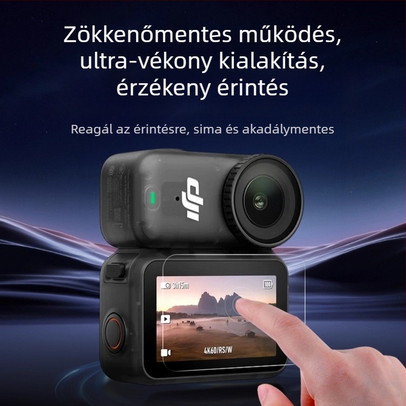 DJI Osmo Nano képernyővédő AR film Osmo Nanohoz — Anyag: Pterylene glycol, Testreszabható logó, Tartalmaz AR filmet, tartozék táska és csomagolás
