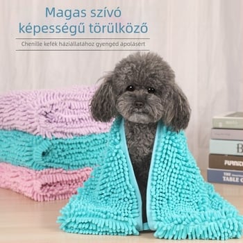 Ta-da Bear Chenille nedvszívó törölköző kutyáknak