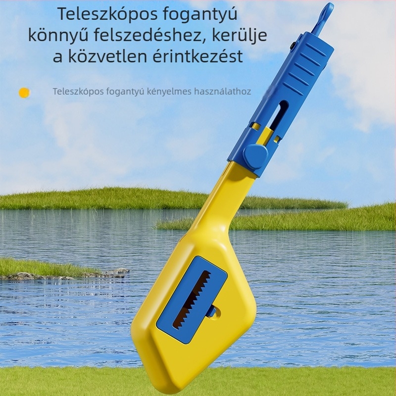 Jinxing háziállatok vécé összeszedő kanál - műanyag, kutya- és macska ürülékhez, kültéri használatra