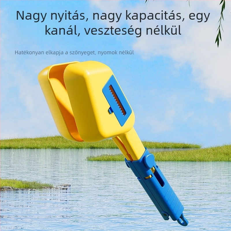 Jinxing háziállatok vécé összeszedő kanál - műanyag, kutya- és macska ürülékhez, kültéri használatra