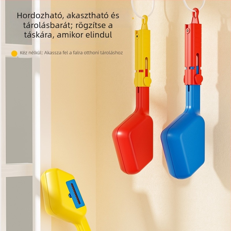Jinxing háziállatok vécé összeszedő kanál - műanyag, kutya- és macska ürülékhez, kültéri használatra