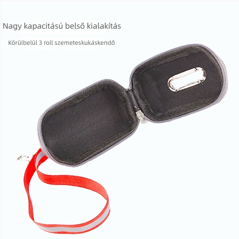 Dangkang Kisállat ürülék zacskó adagoló és tároló, hordozható és összecsukható, ENA anyagból, macskáknak és kutyáknak