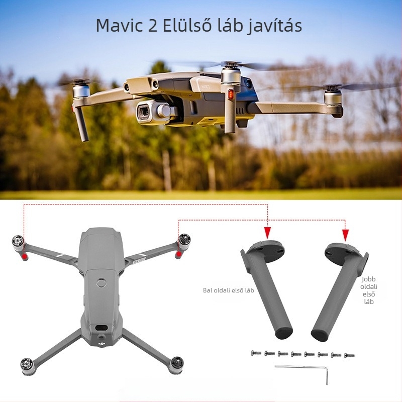 Brdrc Elülső Tripod Burkolat Mavic 2 Pro/Zoom-hoz, Plast, Termékkód Ewb8080_1, Csomag: 1 Elülső Láb