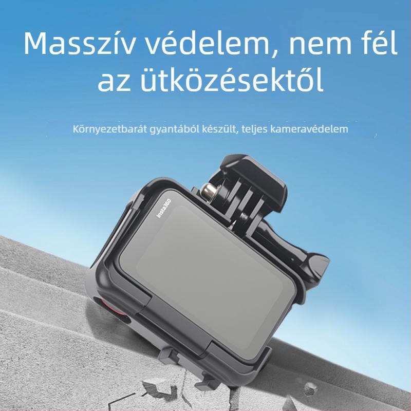 Insta360 Go Ultra védőkeret kiegészítő – esésálló, karcolásálló; anyag: műanyag; kompatibilitás: Insta360 Go Ultra; modell: Accessories; logó nyomtatás: Lehetséges