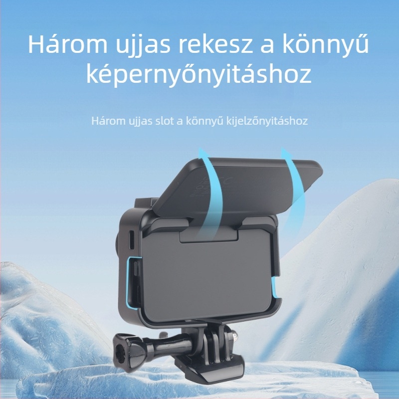 Insta360 Go Ultra védőkeret kiegészítő – esésálló, karcolásálló; anyag: műanyag; kompatibilitás: Insta360 Go Ultra; modell: Accessories; logó nyomtatás: Lehetséges