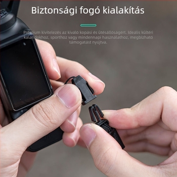 DJI Pocket 2/3 zsebkamera öv pánt - Anti-vesztés, Anti-esés, állítható kereszt-test pánt (STARTRC 1137934; ABS + poliészter)
