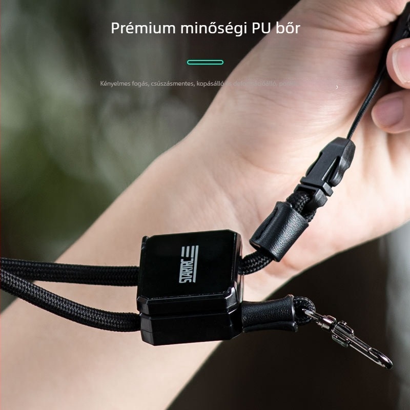 DJI Pocket 2/3 zsebkamera öv pánt - Anti-vesztés, Anti-esés, állítható kereszt-test pánt (STARTRC 1137934; ABS + poliészter)