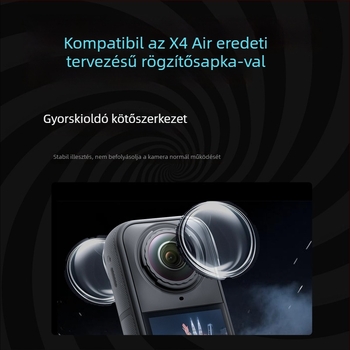 Insta360 X4 Air panoráma lencse védőfedél – edzett üveg, üveg/plasztik konstrukció, modell A-ysx4a-bhj, márka Love xiaou, raktáron