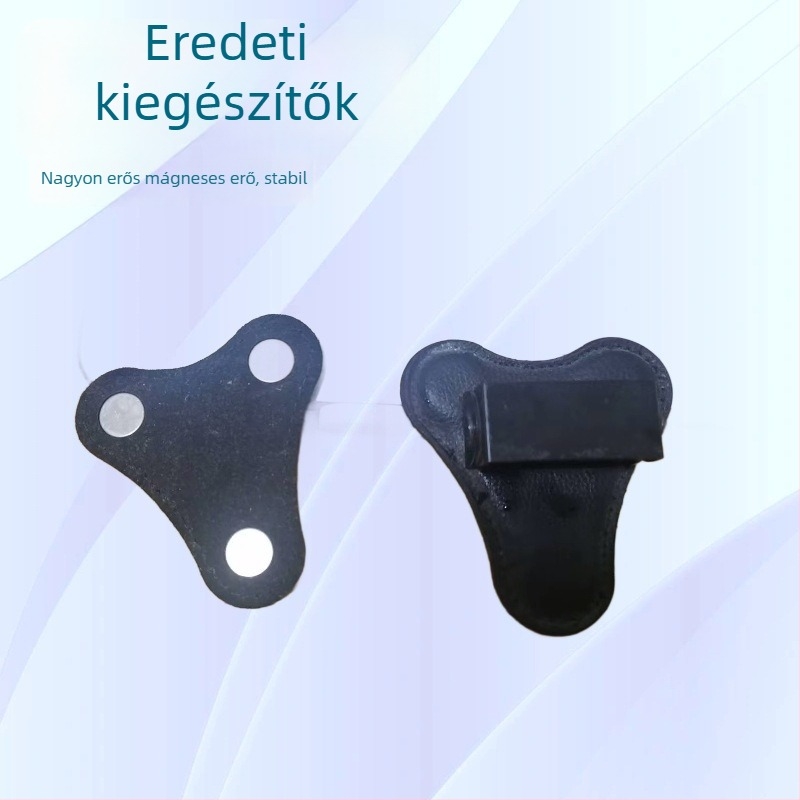 Mellényben viselhető rögzítő kiegészítő – OEM 6653, Bőr és vaslemez anyag, Nyomtatott logó, PE csomagolás