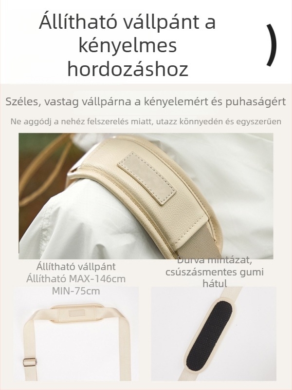 Fényképezőgép táska, PU anyagú; vízálló; ultra könnyű; antibakteriális; crossbody stílus
