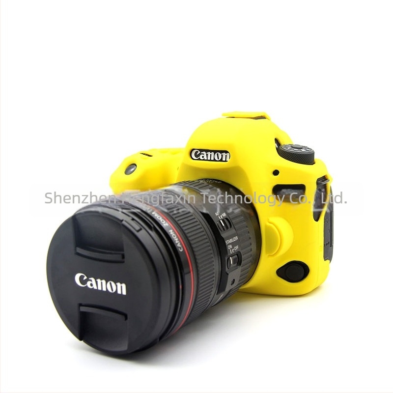 Szilikon tok Canon EOS 6D Mark II DSLR-hez, ütésálló és kopásálló védelem, OEM gyártás