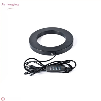 LED körfény élő közvetítéshez, LED fényforrás, színhőmérséklet állítható (fehér, fehér meleg, meleg), fényerő szabályozható, független tápegység