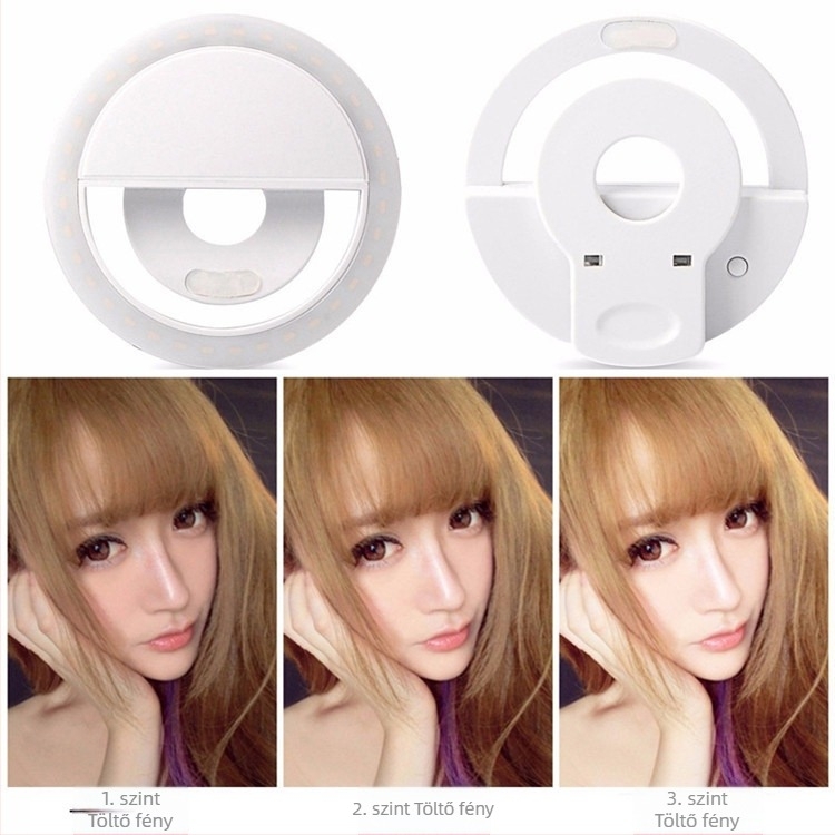 LED kitöltő fény streamelekhez és szelfikhez, 3W, 5V DC, Shenzhen, kényelmes