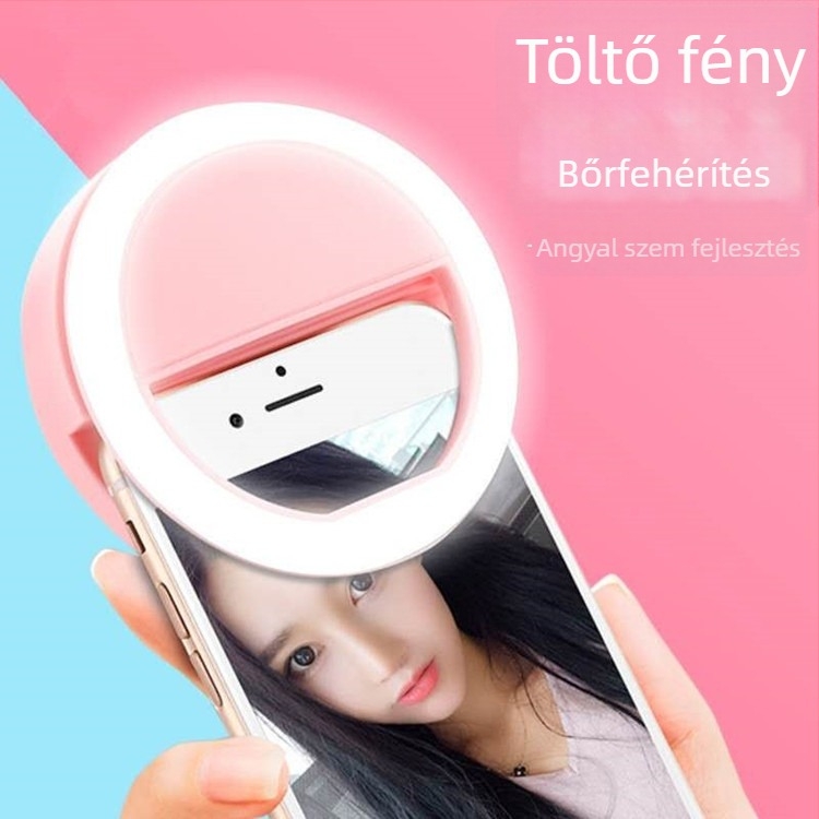 LED kitöltő fény streamelekhez és szelfikhez, 3W, 5V DC, Shenzhen, kényelmes