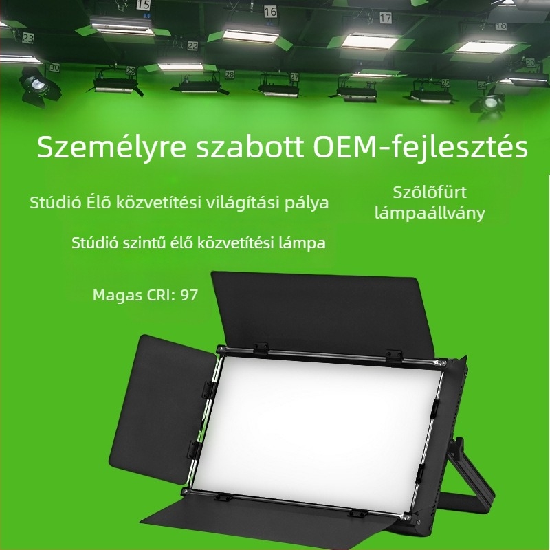 Night Owl H432 Professzionális LED panel világítás, 100W, 90-240V AC, 5600K, állítható fényerő, 3 m hatótáv