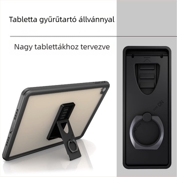 Ragasztó gyűrűs tabletatartó iPadhez – játékhoz és olvasáshoz, emelő típusú asztali tartó