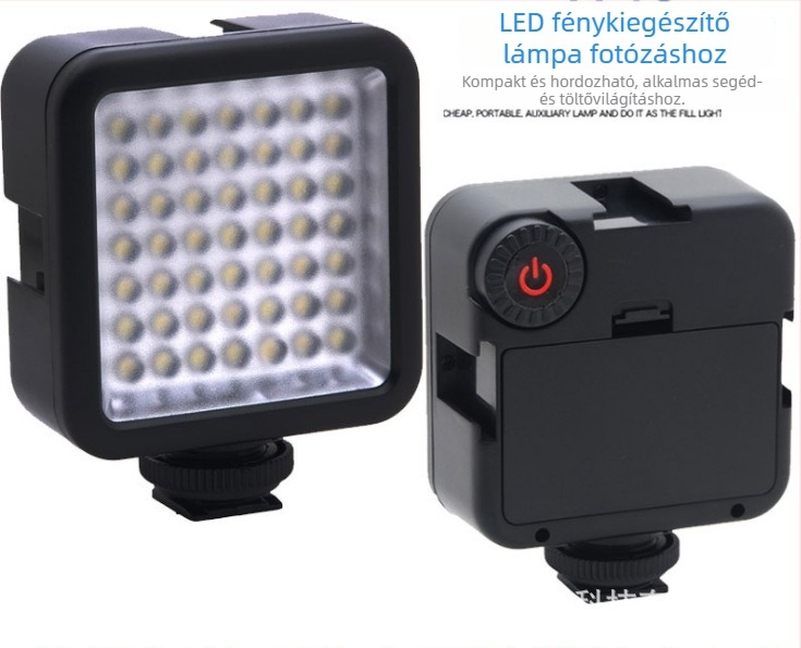 Wesport Fill Light+ digitális fotózási lámpa, 49 LED, 5.5W, 1.5V tápegység