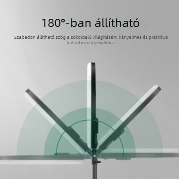 Telefon tartóval ellátott gyűrűs lámpa - LED töltőfény, háromszínű fényhőmérséklet, testreszabható, 5V, 10–50W