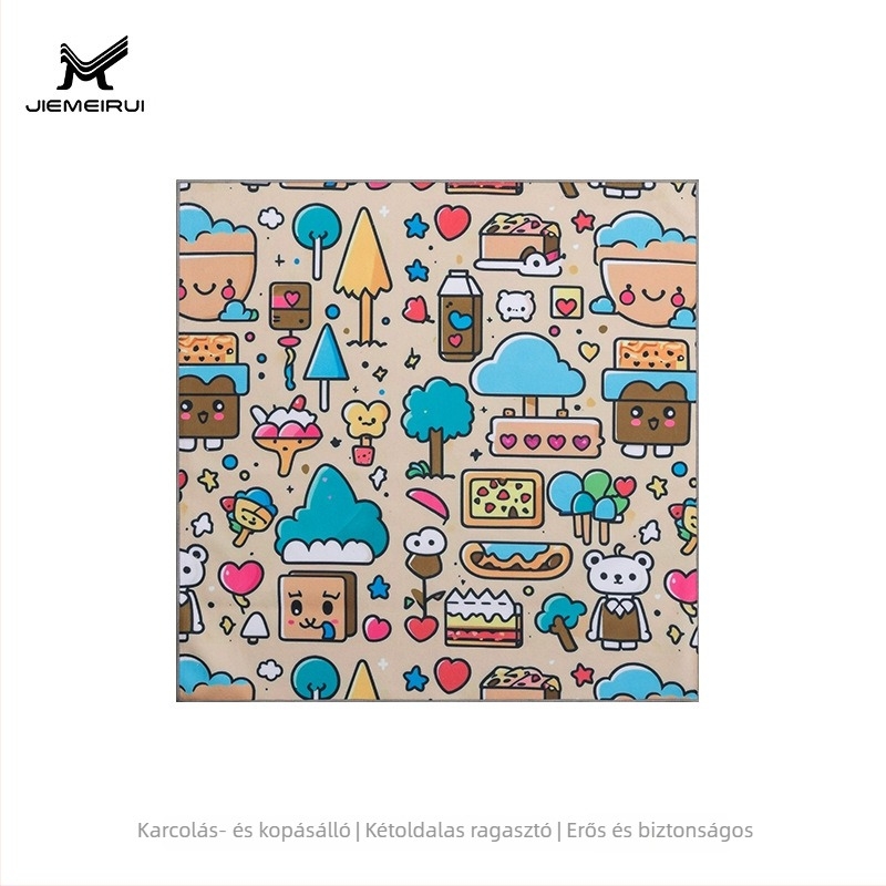 Geleme SLR fényképezőgép táska dip cloth béléssel, cartoon mintával, kézitáska stílusban