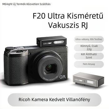 Meidaliang F20 Kamera vaku, E-14 fej, 6500K, állítható fényerő, független energiaellátás