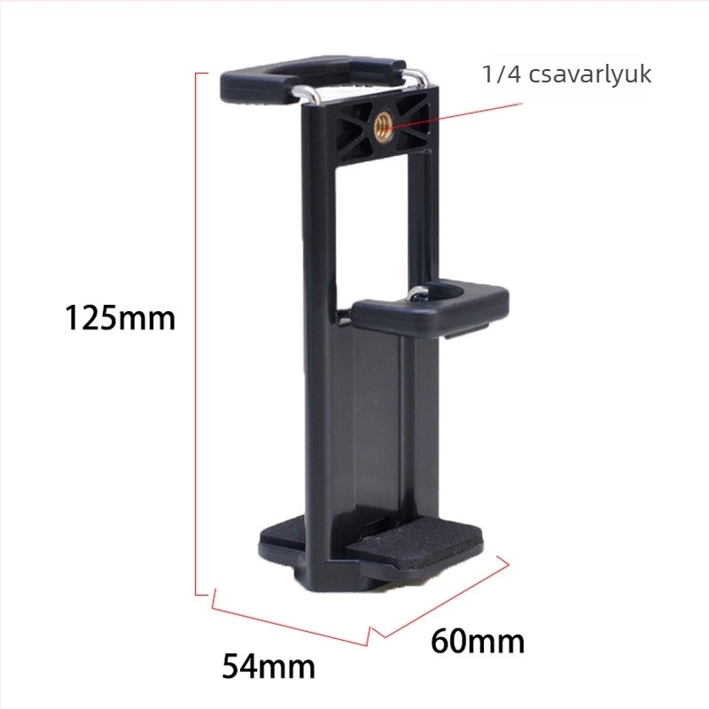 Delong tablet clip – tabletához és okostelefonhoz használható tartó, modell DL210319, kompatibilis iPad és iPhone modellekkel, tömeg 0,07 kg