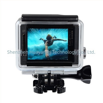 GoPro Hero 3+/4 vízálló védőtok, PC anyagból, kristálytiszta