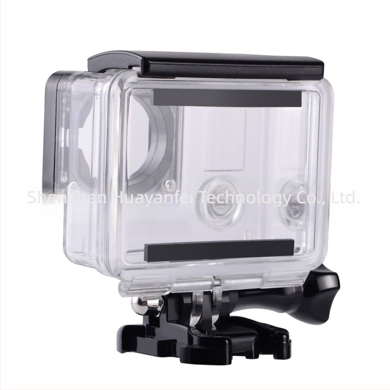 GoPro Hero 3+/4 vízálló védőtok, PC anyagból, kristálytiszta