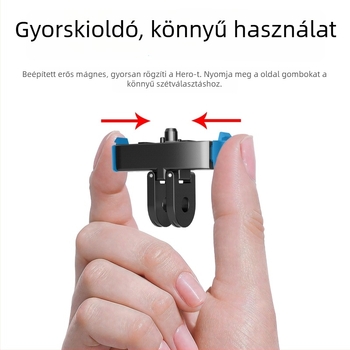 GoPro HERO13 mágneses gyorskioldó alapadapter két karmával ötvözetből