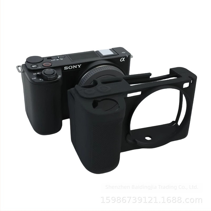 Sony ZV-E10II Szilikon Kamera Táska – Kopásálló, Ütésálló, Clutch Stílus