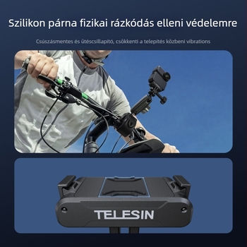 Telesin Osmo Nano Gyorskioldó Alap, Kétkaros Mágneses Adapter DJI Osmo Nano-hoz – Nylon, üvegszál, szilikon, mágnes, alumíniumötvözet