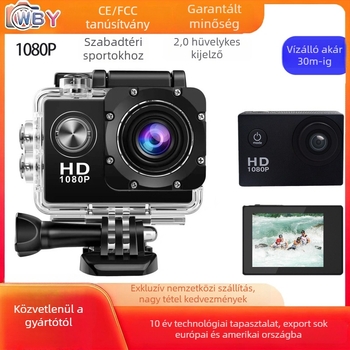 SJ4000 akciókamera — Vízálló, 2.0'' LCD, TF kártya tárhely, 1 órás akkumulátor, ABS ház