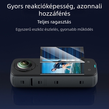 Edzett üveg képernyővédő Insta360 X4/X5-höz, modell S6-FLM-04-TIS, logó nélkül