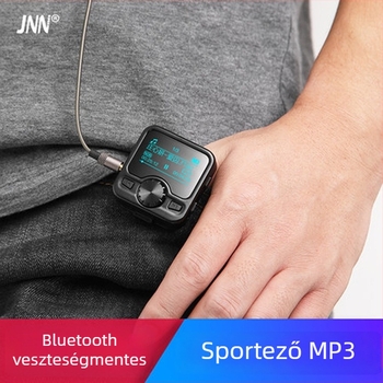 JNN M9 FM adó és Bluetooth zenei lejátszó HIFI hangzással, OLED kijelző, USB 2.0, MP3/WMA/WAV felvételek, 30 m felvételi távolság, memóriakártya nélkül