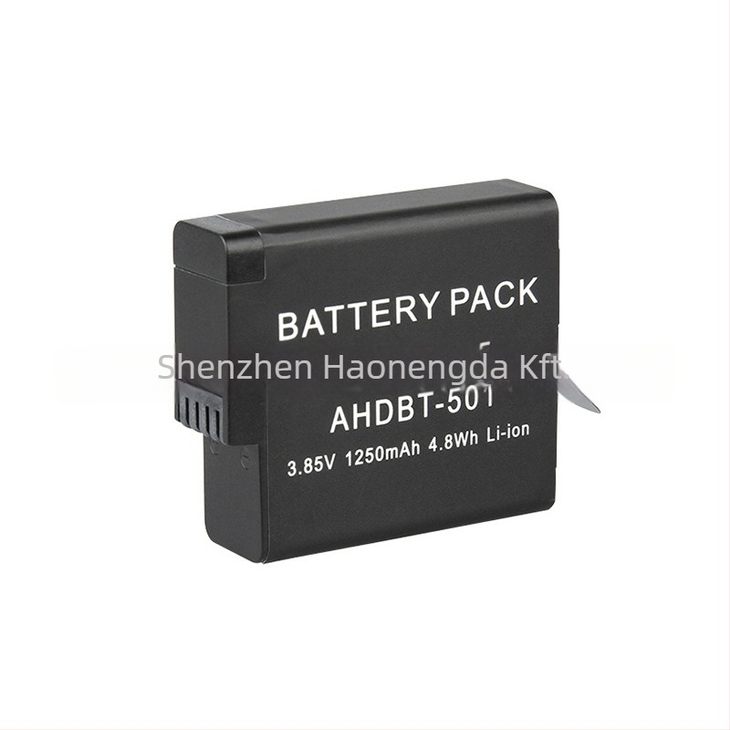 GoPro Hero5/6/7 akkumulátor (AHDBT-501) — vízálló, ütésálló, élő közvetítés támogatása
