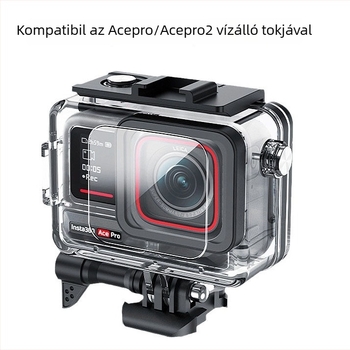 Acepro2Insta360 vízálló védőtok | Anyag: PC + 316 rozsdamentes acél; Gyártás: injekciós öntés; Kompatibilis az Acepro waterproof shell-lel; 2023-ban piacra dobva