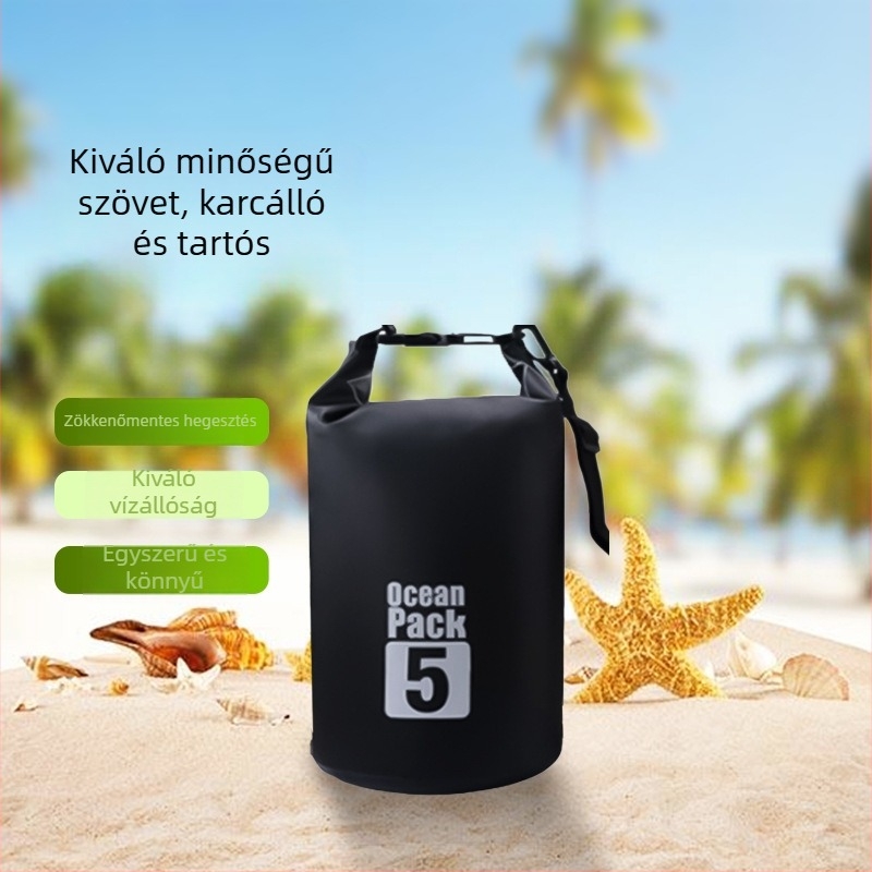 Nagy méretű vízálló táska száraz és nedves ruhák számára - kültéri tevékenységekhez, rafting, utazás, úszás, edzés, strand
