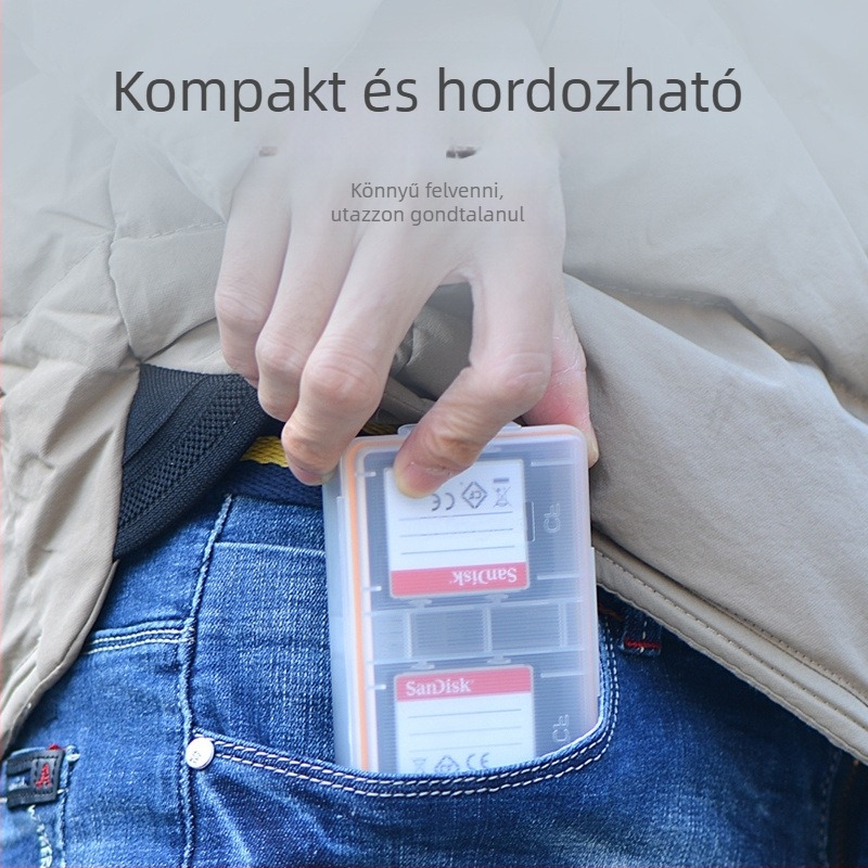 KingMa Akkumulátor-doboz Canon LP-E6 és Nikon EN-EL15 – Vízzáró és nedvességálló tároló tok