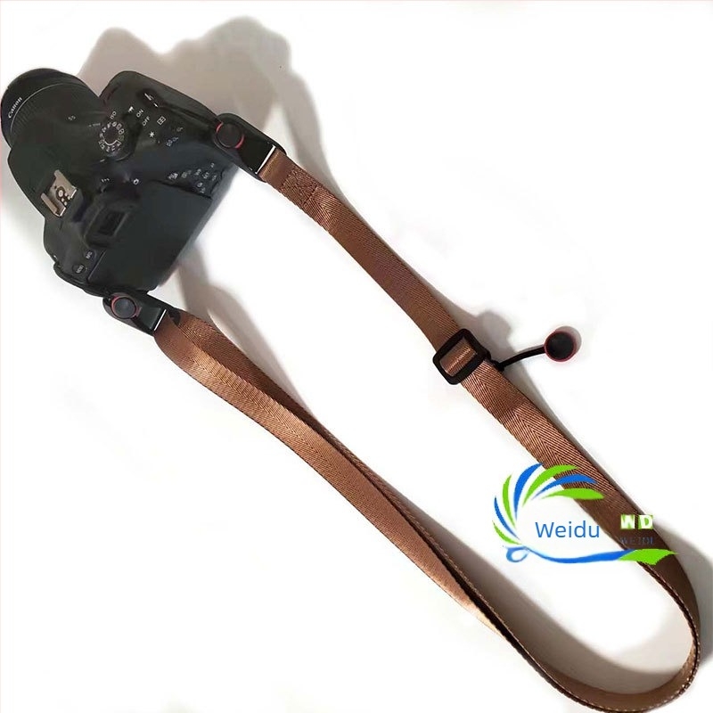 Fényképezőgép vállpánt gyorskioldóval, állítható, nylon modell 750D, 6 csat, teherbírás 10–20 kg, kompatibil Nikon/Canon/Sony/Mirrorless