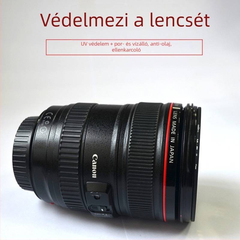 DSLR UV-szűrő a GREE N.L-től – többszörös bevonat, OEM feldolgozás, kompatibilis DSLR-kamerával