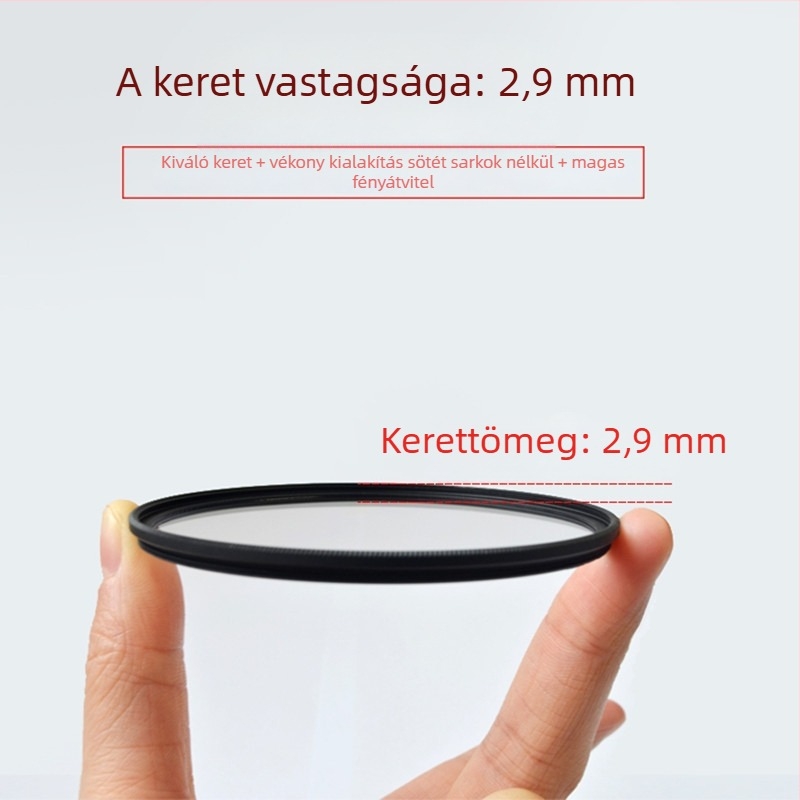 DSLR UV-szűrő a GREE N.L-től – többszörös bevonat, OEM feldolgozás, kompatibilis DSLR-kamerával
