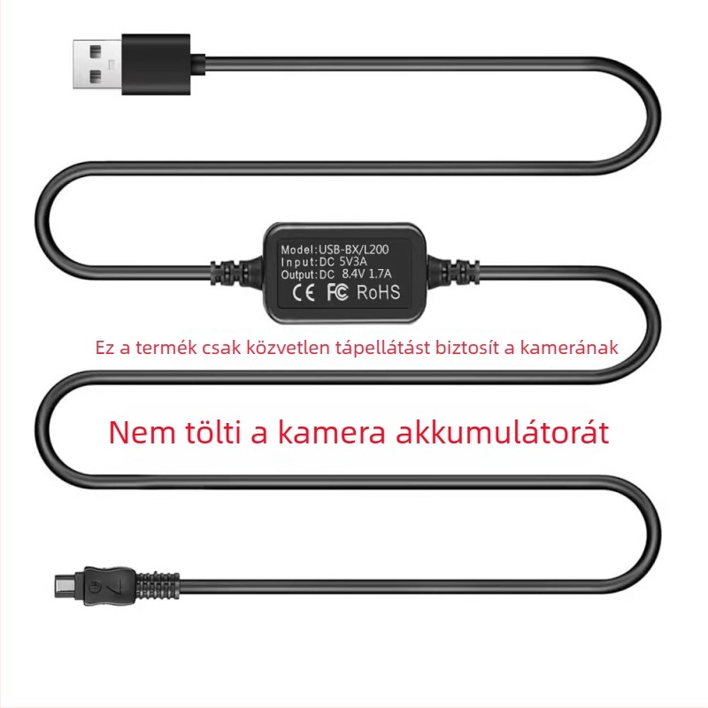 AC-L200 USB adapter Sony DV kamera – Tápellátás és Töltőkábel, Standard csomagolás