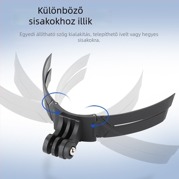 Sisak alatti tartó sportkamerákhoz – kompatibilis DJI Action 5 Pro/4 és GoPro kamerákkal